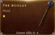 The Oculus [ ⭐️ Affix: FIXED] Awakening SC