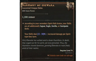 Harmony of Ebewaka [ ⭐️ Affix: HIGH ROLL] Awakening SC