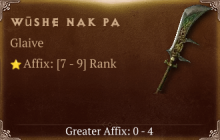 Wūshe Nak Pa [ ⭐️ Affix: HIGH ROLL] Awakening SC