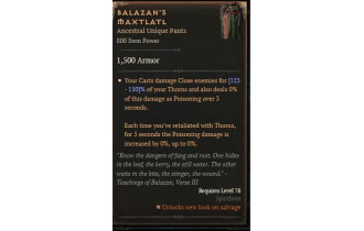 Balazan's Maxtlatl [ ⭐️ Affix: HIGH ROLL] Awakening SC