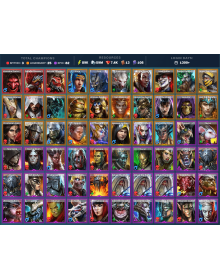 Komidus Darksmile Mythical | 25 Legend | 83 Epic | 7.6K Gems | 90K Energy | 1300+ Days [Galleus | Ash'nar | Ninja | Tuhanarak]