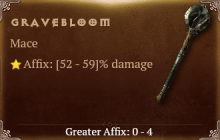 Mace of King Leoric [ ⭐️ Affix: HIGH ROLL] Awakening SC