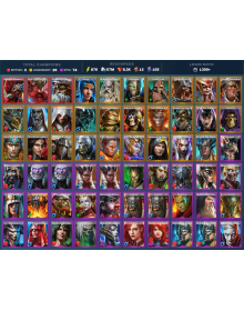 Galleus Bloodcrest Mythical | 26 Legend | 75 Epic | 8.3K Gems | 87K Energy | 1300+ Days [Fjorad | Frolni | Ninja | Ursuga]