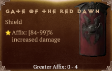 Gate of the Red Dawn [ ⭐️ Affix: HIGH ROLL] Awakening SC