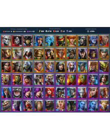 Arbais Mythical | 26 Legend | 57 Epic | 8.5K Gems | 89K Energy | 1300+ Days [Aphidus the Hivelord | Lady Mikage | Ninja | Rotos]
