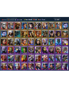Arbais Mythical | 24 Legend | 67 Epic | 8.2K Gems | 94K Energy | 1300+ Days [Gharol | Mezomel | Ninja | Iron | Saito | Lanakis]