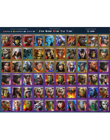 Gizmak Mythical | 25 Legend | 79 Epic | 7.9K Gems | 92K Energy | 1300+ Days [Galleus | Aphidus the Hivelord | Ninja | Riho]