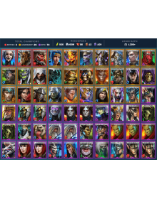 Night Queen Krixia Mythical | 26 Legend | 70 Epic | 8.1K Gems | 93K Energy | 1300+ Days [Alaz | Krixia | Ash'nar | Ninja | Rae]