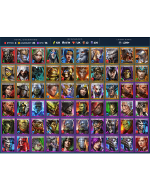 The Calamitus Mythical | 25 Legend | 78 Epic | 7.8K Gems | 92K Energy | 1300+ Days [Joan the Luminant | Gharol | Ninja | Brakus]