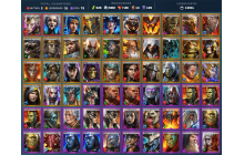 Starsage Galathir Mythical | 31 Legend | 75 Epic | 7.9K Gems | 93K Energy | 1300+ Days [Krixia | Wythir | Ninja | Vizier]