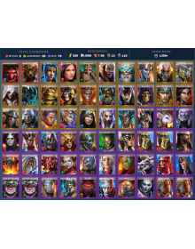 Night Queen Krixia Mythical | 26 Legend | 81 Epic | 8K Gems | 93K Energy | 1300+ Days [Komidus | Mezomel | Zavia | Ninja | Tomb]