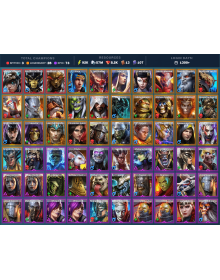 Nais Mythical | 28 Legend | 73 Epic | 8.2K Gems | 92K Energy | 1300+ Days [Aphidus the Hivelord | Mezomel | Ninja | Martyr]