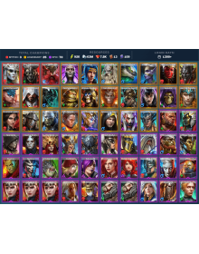 Arbais Mythical | 25 Legend | 71 Epic | 7.9K Gems | 93K Energy | 1300+ Days [The Calamitus | Frolni | Ninja | Teodor | Brogni]
