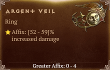 Argent Veil [ ⭐️ Affix: HIGH ROLL] Awakening SC