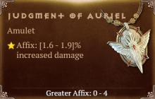 Judgment of Auriel [ ⭐️ Affix: HIGH ROLL] Awakening SC