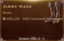 Blood Wake [ ⭐️ Affix: HIGH ROLL] Awakening SC