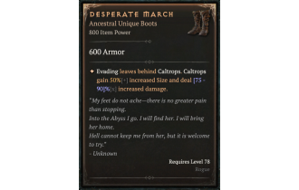 Desperate March [ ⭐️ Affix: HIGH ROLL] Awakening SC