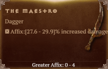The Maestro [ ⭐️ Affix: HIGH ROLL] Awakening SC
