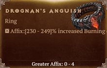 Drognan's Anguish [ ⭐️ Affix: HIGH ROLL] Awakening SC