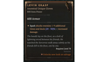 Levin Grasp [ ⭐️ Affix: HIGH ROLL] Awakening SC