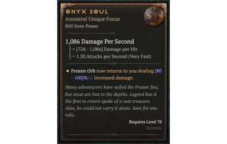 Onyx Soul [ ⭐️ Affix: HIGH ROLL] Awakening SC