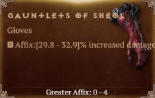 Gauntlets of Sheol [ ⭐️ Affix: HIGH ROLL] Awakening SC