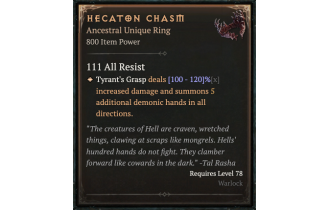 Hecaton Chasm [ ⭐️ Affix: HIGH ROLL] Awakening SC