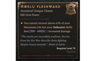 Morlu Fleshward [ ⭐️ Affix: HIGH ROLL] Awakening SC