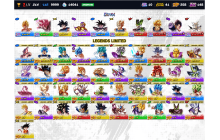 14.4K Chrono Crystals | UL Turles | UL Majin Vegeta | UL Golden Frieza | UL UI-Sign- Goku | LL Goku [10UL | 41LL | 259SP]