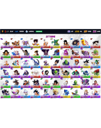 14.4K Chrono Crystals | UL Turles | UL Majin Vegeta | UL Golden Frieza | UL UI-Sign- Goku | LL Goku [10UL | 41LL | 259SP]