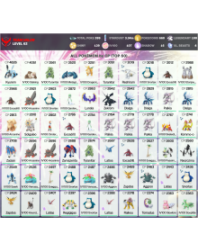 Legendary: 100 | Shiny: 139 | Hundo: 107 | ShinyLegend: 2 [Level: 62 | Stardust: 3.34m | Team: Valor]