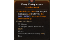 Heavy Hitting Aspect [Max Roll]