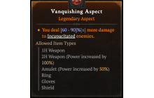 Vanquishing Aspect [Max Roll]