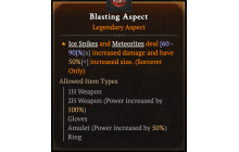 Blasting Aspect [Max Roll]