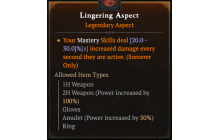 Lingering Aspect [Max Roll]