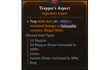 Trapper's Aspect [Max Roll]