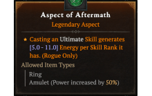 Aspect of Aftermath [Max Roll]