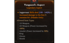 Vanguard's Aspect [Max Roll]