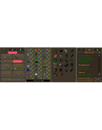 Main | TTL: 1874 | CL: 115 | QP: 288 [Avernic Defender, Fire Cape, B Gloves, Ava's, Max POH, MM2, MM1, DS2 + MORE!]
