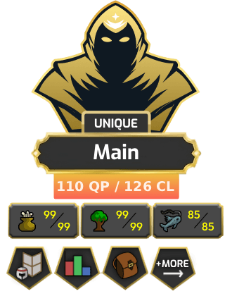 Main | Staker | TTL: 1971 | CL: 126 | QP: 110 [Max Combat, Max Melee, Void, Pets, 99 PRAYER, 99 MAGE, 99 RAN + MORE!]