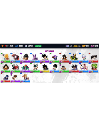14K Chrono Crystals | UL HC Fusion Zamasu | UL Perfect Cell | UL UI -Sign- Goku | UL SS4 Vegeta [10UL | 22LL | 217SP]