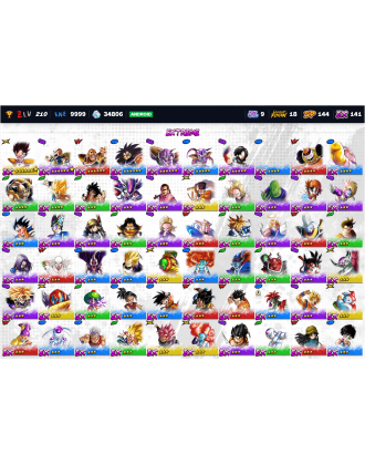 41.3K Chrono Crystals | UL Super Vegito | UL SS4 Vegeta | UL SS Goku | LL Nappa [9UL | 18LL | 144SP]