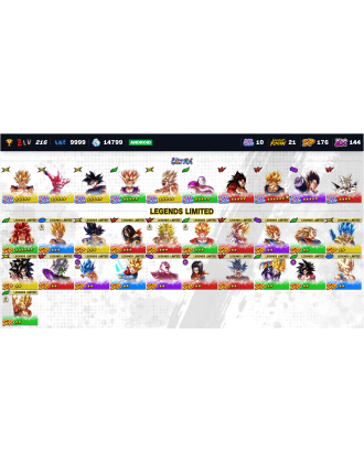 14.7K Chrono Crystals | UL FF Frieza: Full Power | UL SS4 Vegeta | UL Buu: Kid | UL SS Goku [11UL | 22LL | 178SP]