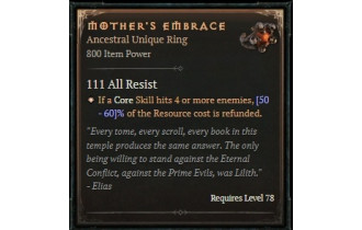 Mother's Embrace [ ⭐️ Affix: MAX ROLL]