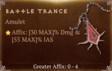 Battle Trance [ ⭐️ Affix: MAX ROLL]