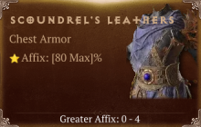 Scoundrel's Leathers [ ⭐️ Affix: MAX ROLL]
