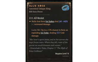 Blue Rose [ ⭐️ Affix: MAX ROLL]