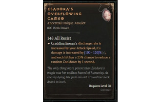 Esadora's Overflowing Cameo [ ⭐️ Affix: MAX ROLL]