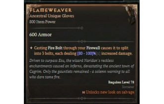 Flameweaver [ ⭐️ Affix: MAX ROLL]