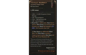 Indira's Memory [ ⭐️ Affix: MAX ROLL]
